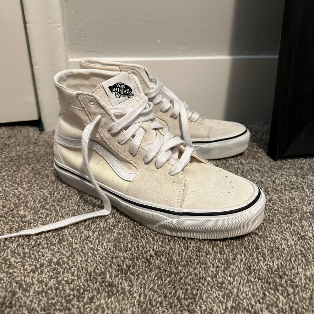 Vans High-Top Sneakers in Off-White